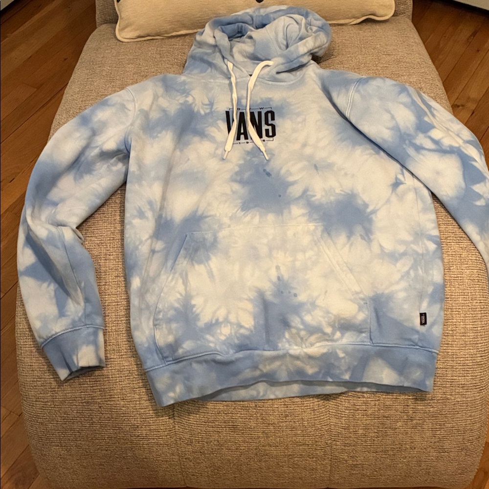 Vans Light Blue Tie-Dye Hoodie
